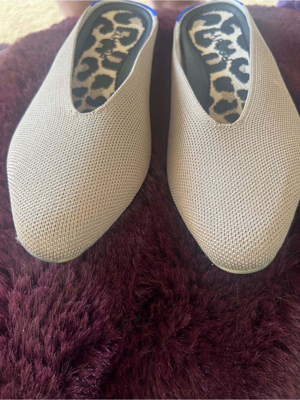 Rothy’s Mule Beige Pointed-Toe size 7 - Picture 3 of 5